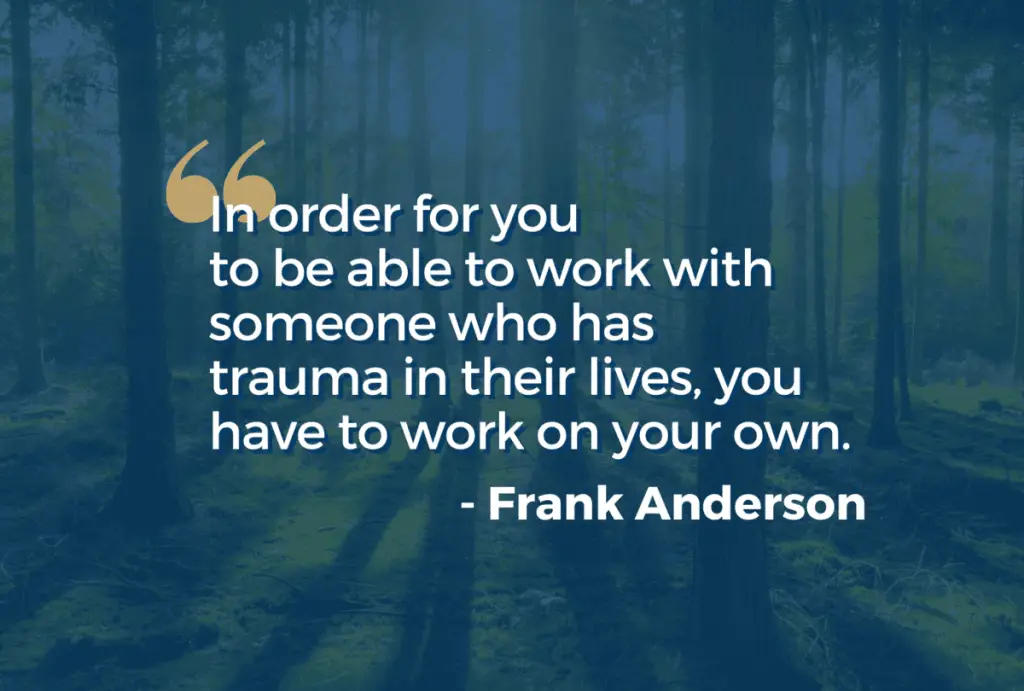 trauma therapy training Frank Anderson psychotherapy courses for therapists