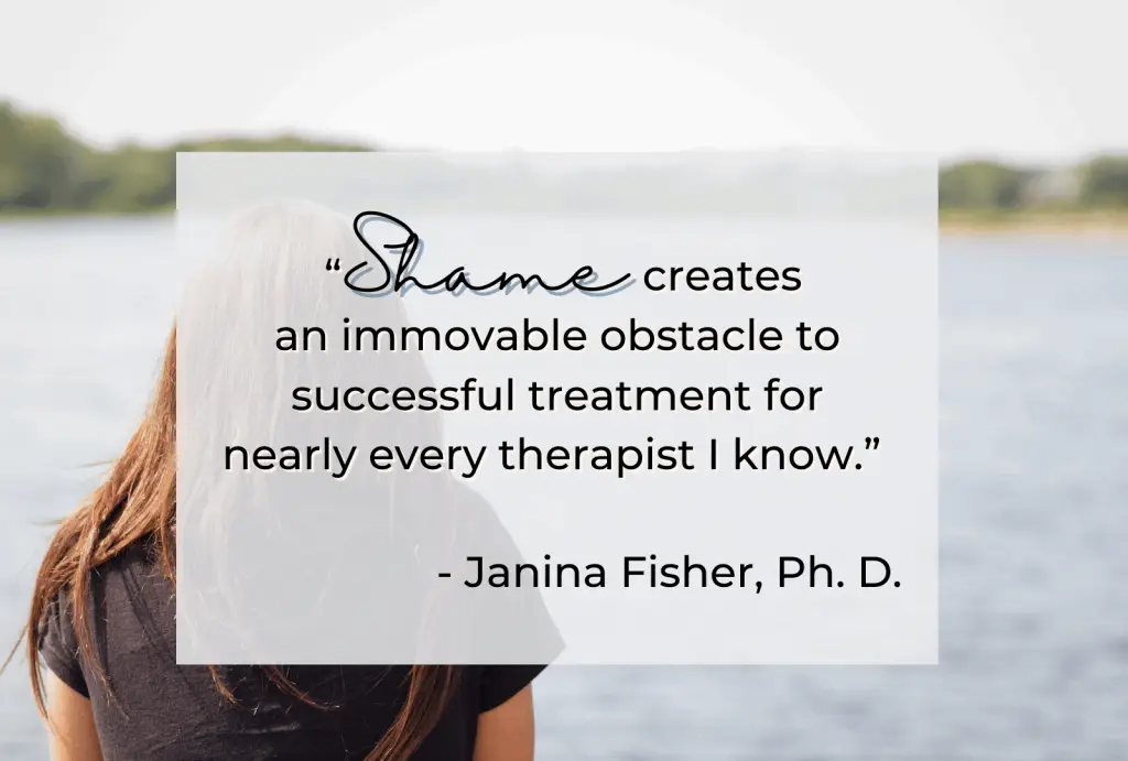 how to help trauma therapy clients shame Janina Fisher TIST psychology technique