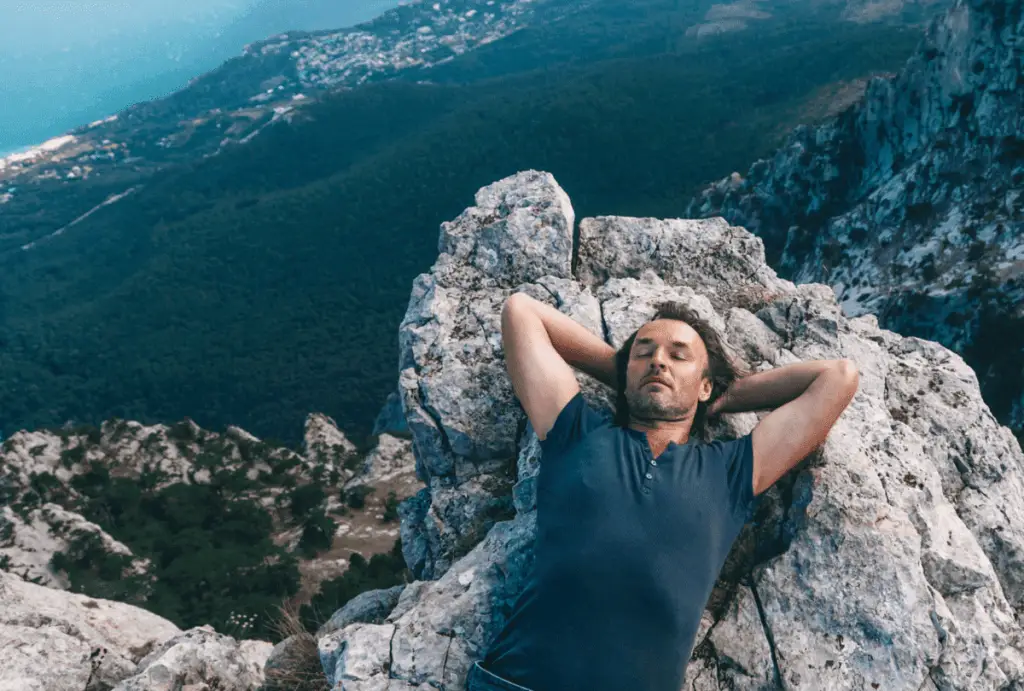 man reclining benefits of bioenergetic analysis online therapist training