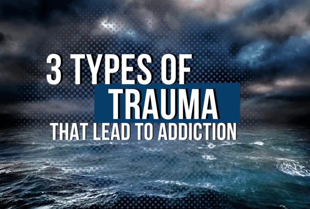stormy ocean forms of trauma that lead to addiction