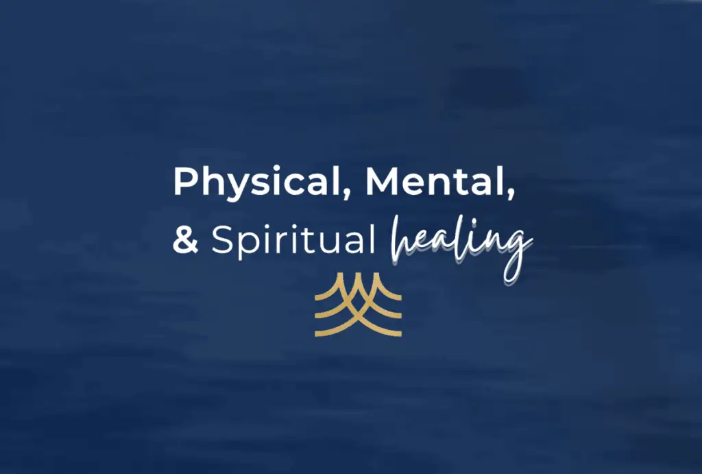 physical mental and spiritual healing text blue background wise therapy spotlight