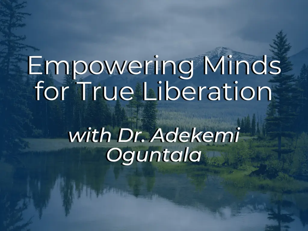 Adekemi Oguntala nature background trees wise therapy spotlight