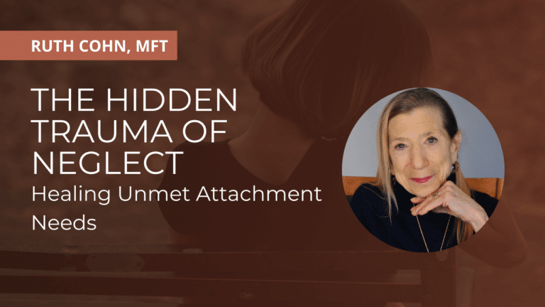 Therapist discusses childhood neglect and healing.