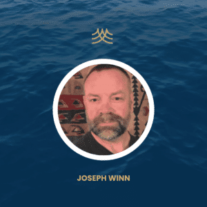 Portrait of a man with ocean background