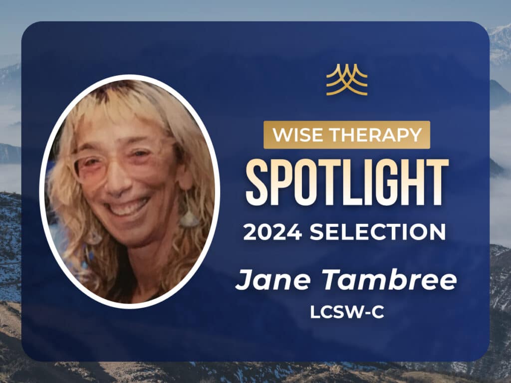 Wise Therapy spotlight 2024 selection announcement