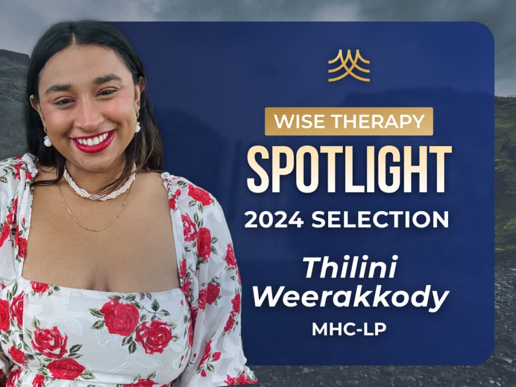 Wise Therapy Spotlight 2024 selection announcement.