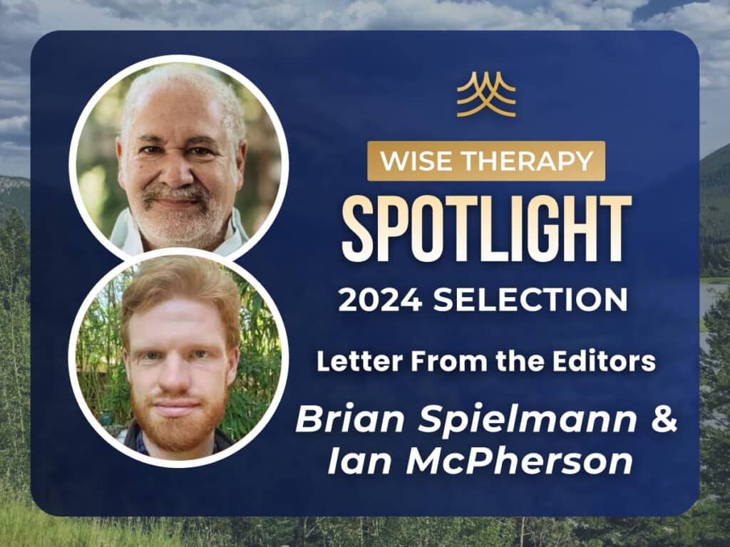 Wise Therapy Spotlight 2024 Selection announcement.
