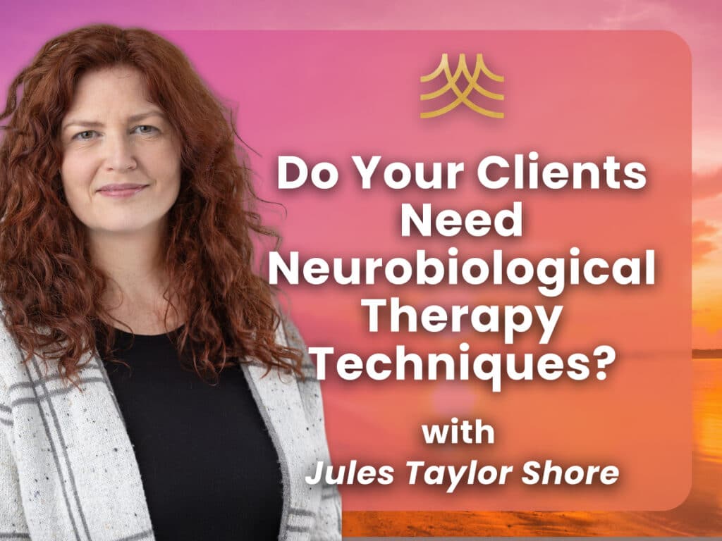 Neurobiological therapy techniques discussion with expert.