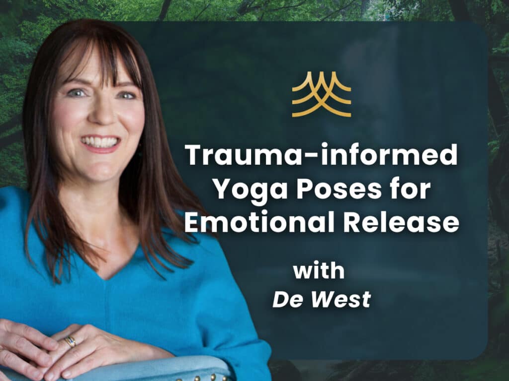 Trauma-informed yoga poses for emotional release session