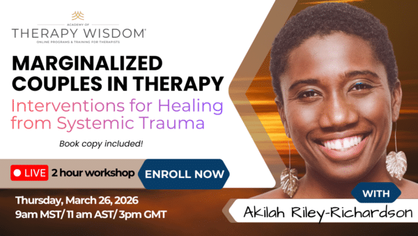 Therapy workshop for marginalized couples March 26, 2026.