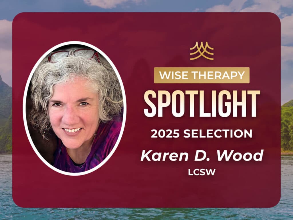 Wise Therapy 2025 selection spotlight on counselor.