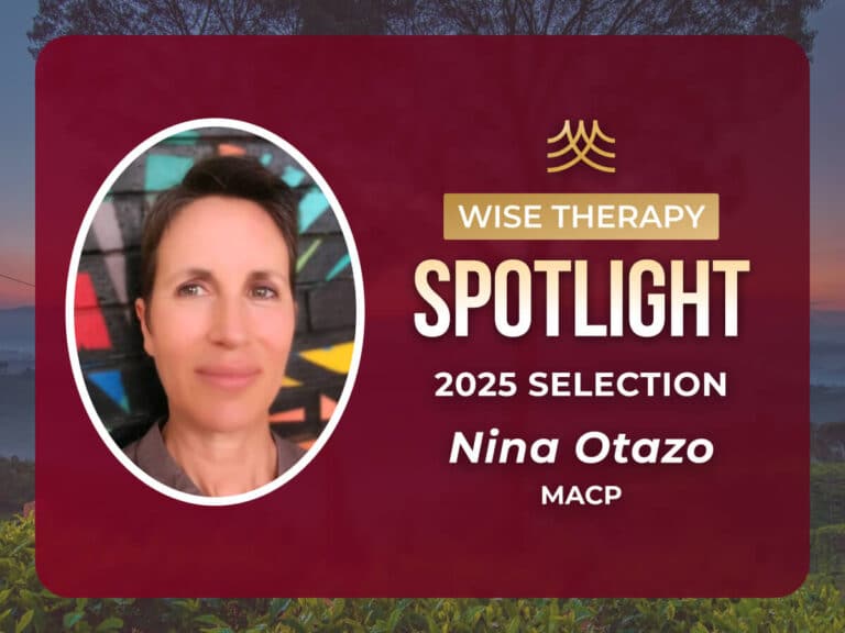 Wise Therapy Spotlight 2025 featuring Nina Otazo